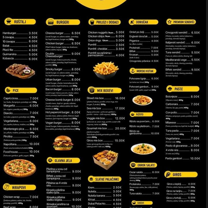 Novi sezonski jelovnik Food House za 2026.